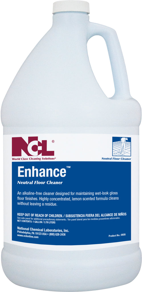 NCL® Enhance™ Neutral Floor Cleaner - 1 Gallon/3.79 Liters