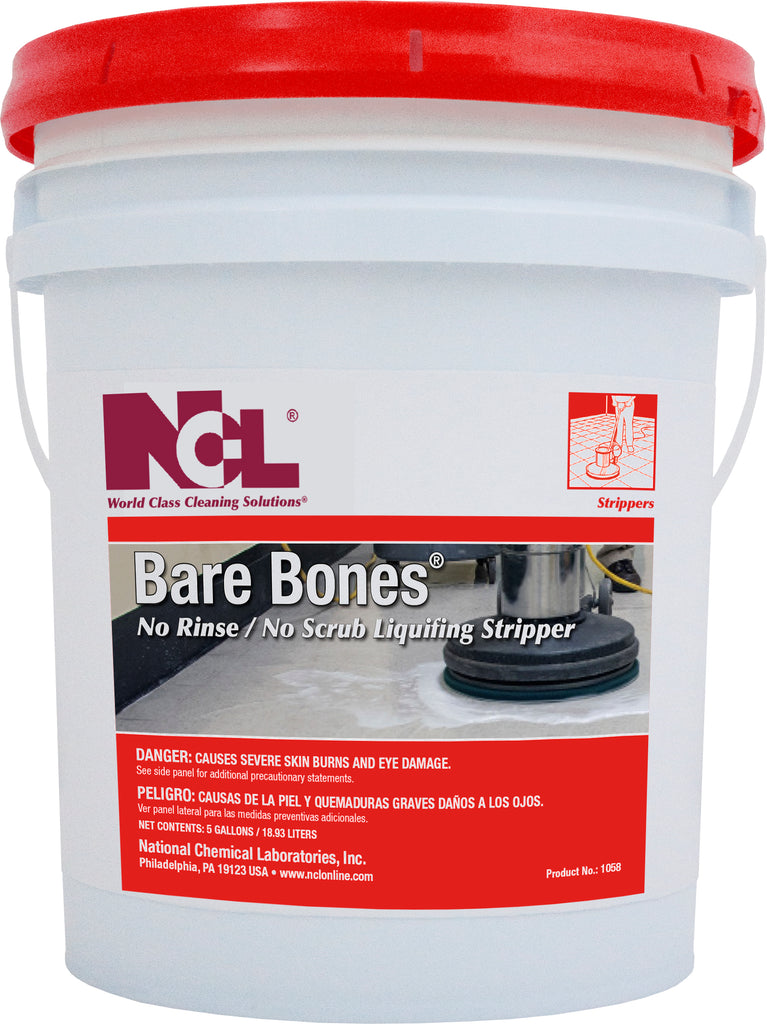 NCL Bare Bones® No Rinse/No Scrub Liquifying Stripper - 5 Gallons