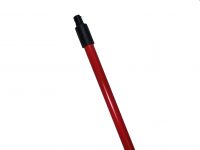 Fiberglass Handle With Threaded Plastic Tip | Red