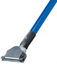 Clip-On Dust Mop Fiberglass Handles | 5' Diameter | Blue