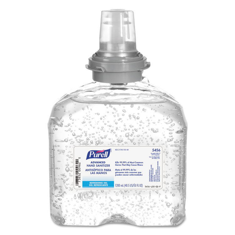 Purell® Advanced TFX™ Refill Instant Gel Hand Sanitizer | 1,200mL Refill | 4 Refills per Case