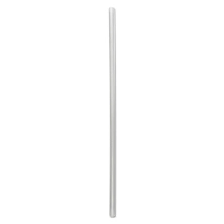 Wrapped Jumbo Straws, 7.75”, Polypropylene, Clear