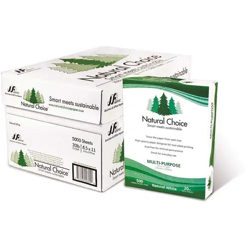 Natural Choice Multi-Purpose Copy Paper | 8.5” x 11” | White