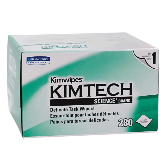 Kimtech Science™ Kimwipes® Delicate Task Wipes, 1-Ply, White, Pop-Up Box | 286 Sheets A Box | 30 Boxes A Case