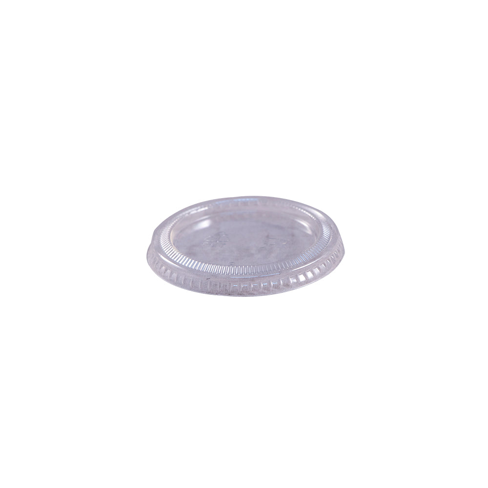 Empress Plastic Portion Cup Lid for 2oz Container - Clear