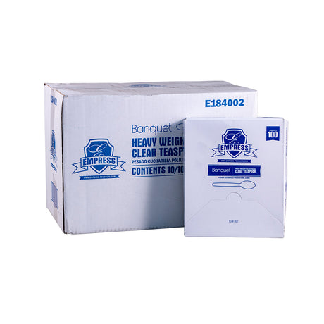Empress Heavy Weight spoon - Clear Polystyrene