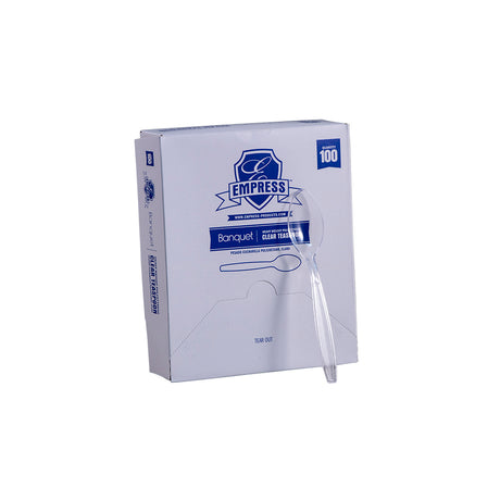 Empress Heavy Weight spoon - Clear Polystyrene