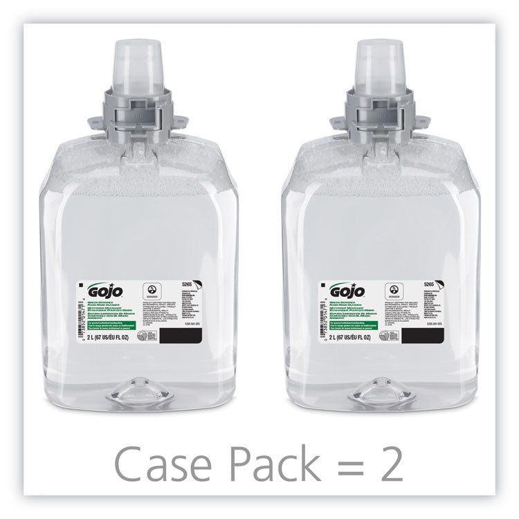 GOJO® Green Certified Foam Hand Cleaner Refills for GOJO® FMX-20™ Dispensers | 2000 mL Refill |