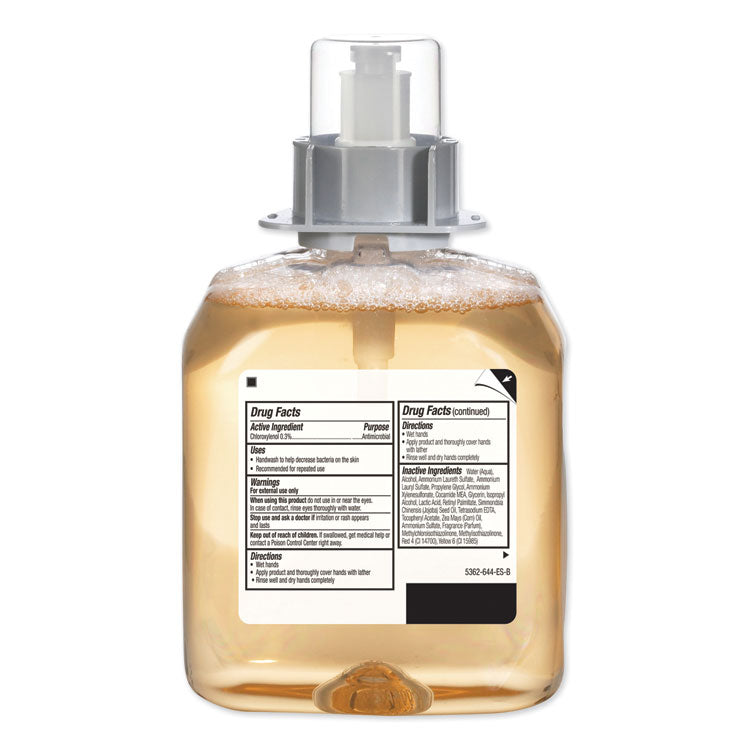 GOJO® Luxury Foaming Antibacterial Hand Soap | Fresh Fruit Scented | 1250 mL Pump | 4 Refills per Carton