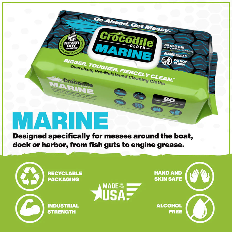 Crocodile Cloth® – Oversized Wipes for Oversized Messes