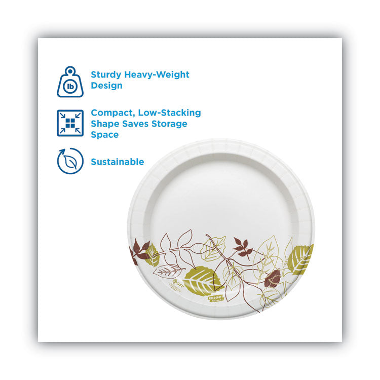 Dixie® Pathways Medium-Weight Paper Plates | 8.5” Diameter | 500 a Carton