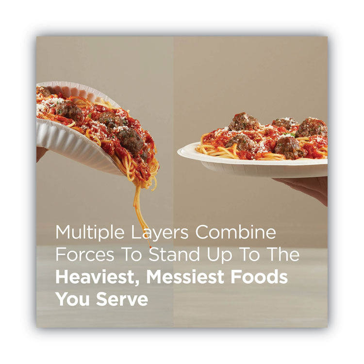 Dixie® Pathways Medium-Weight Paper Plates | 8.5” Diameter | 500 a Carton
