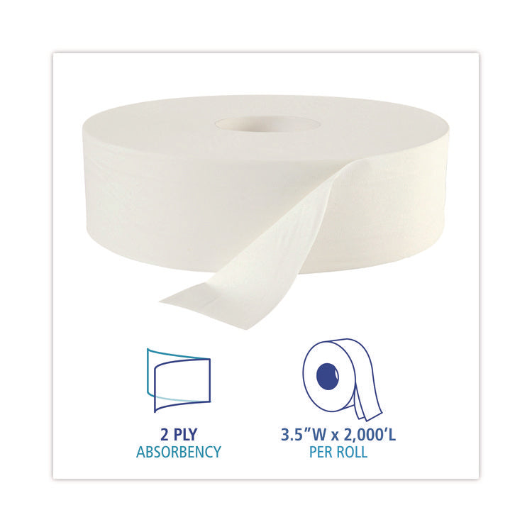 Boardwalk JRT Bathroom Tissue | 6 Pack