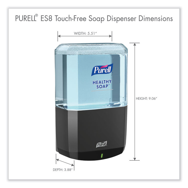 Purell® ES8 Touch-Free Soap Dispenser for Gojo Purell | Battery on the refill | 1,200 mL refill