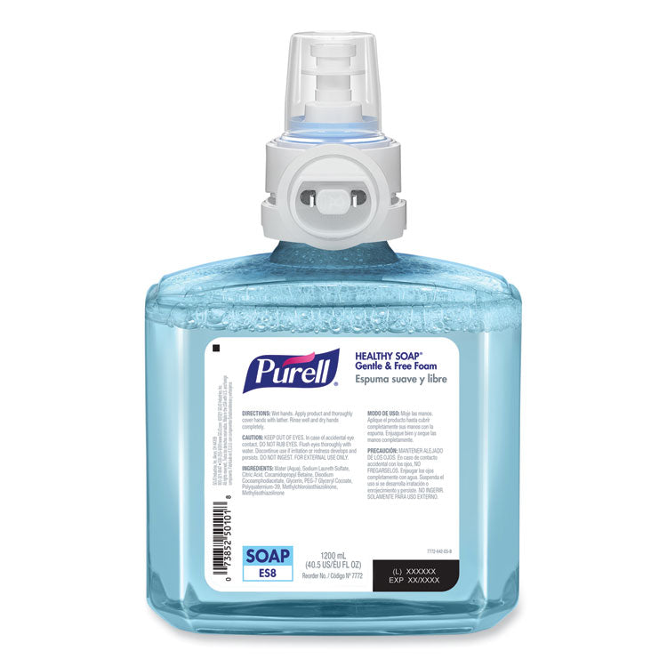 Purell® Gentle and Free Foaming Healthy Soap, 1200ml refill case for ES8.