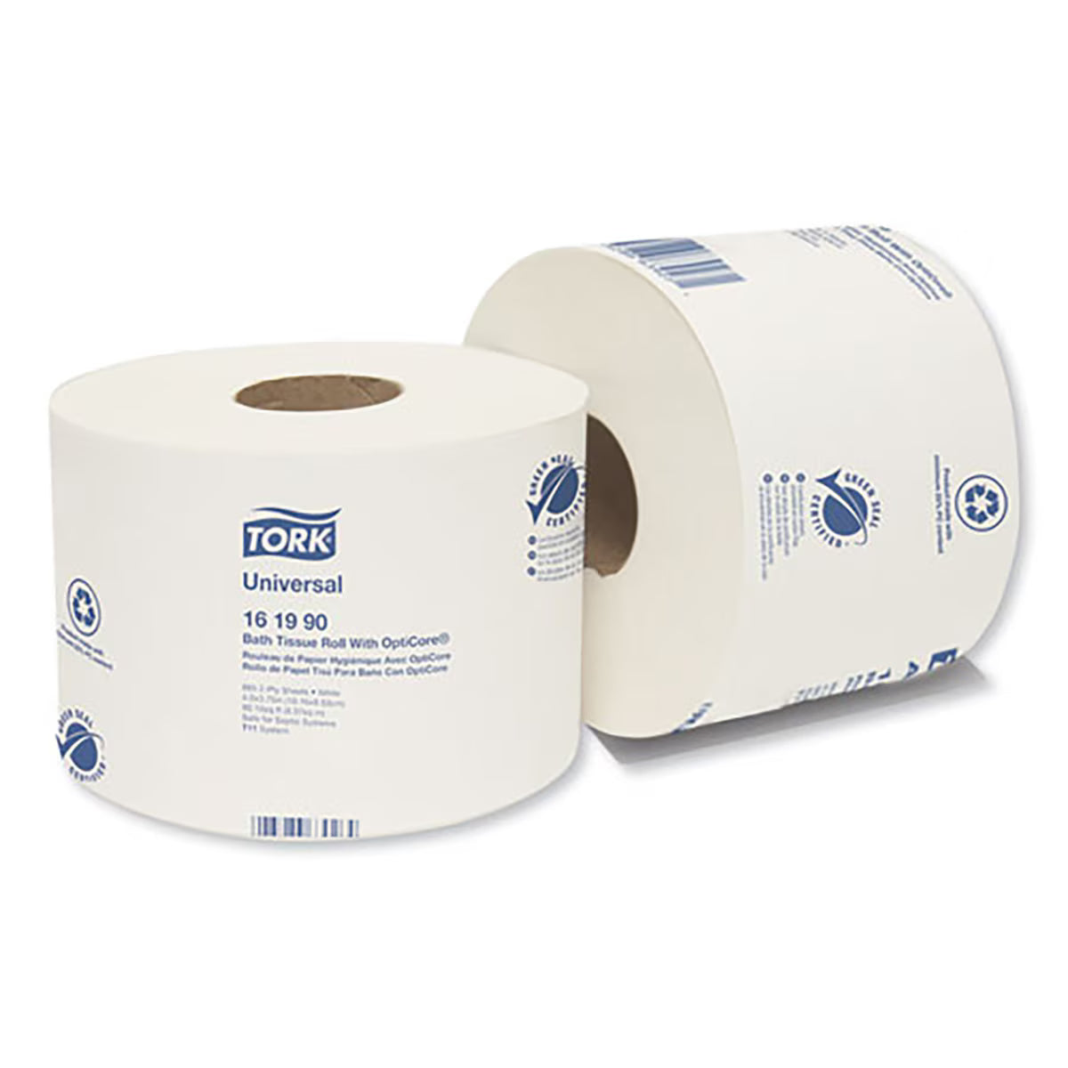 Tork® OptiCore EcoSoft Green Seal 2-Ply Toilet Tissue | 36 Rolls Per Case