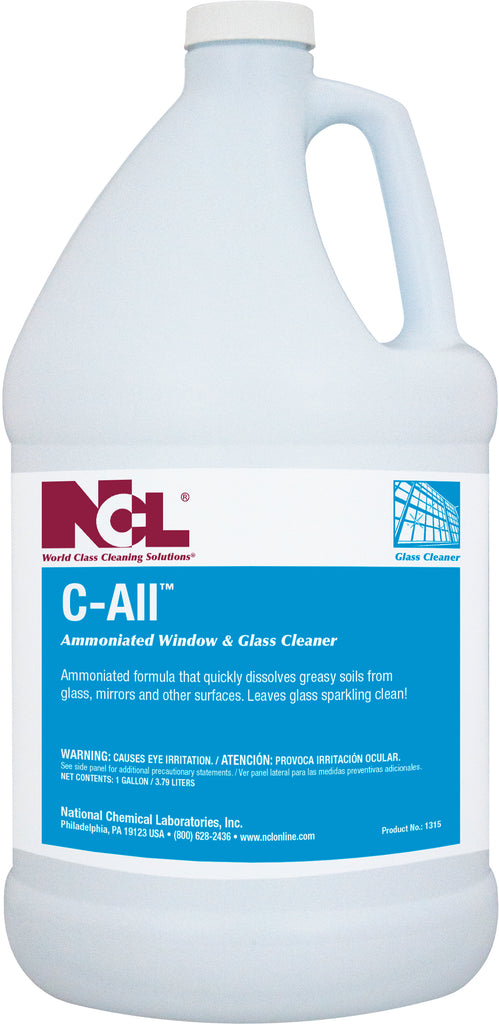 C-ALL™ Ammoniated Window & Glass Cleaner | 1 Gallon Container