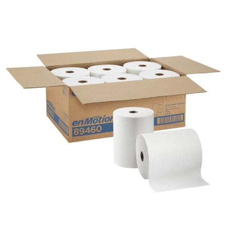 GEORGIA-PACIFIC enMotion® 10" High-Capacity Paper Towel Rolls | White | 6 Rolls per Case