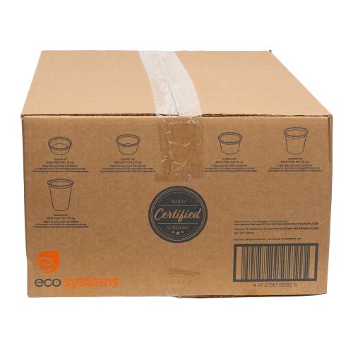 EcoSystems Clear Flat Deli Lid | 8oz-32oz | 500 Per Case
