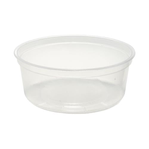 EcoSystems 8 oz Round Deli Container | Translucent Polypropylene | 500 Per Case