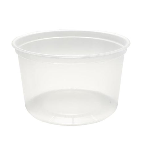 EcoSystems 16 oz Round Deli Container | Translucent Polypropylene | 500 Per Case