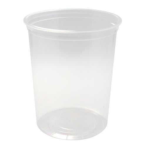 EcoSystems 32 oz Round Deli Container | Translucent Polypropylene | 500 Per Case