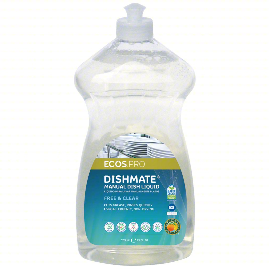ECOS PRO® Dishmate™ Manual Dish Liquid Unscented | 25oz Bottle