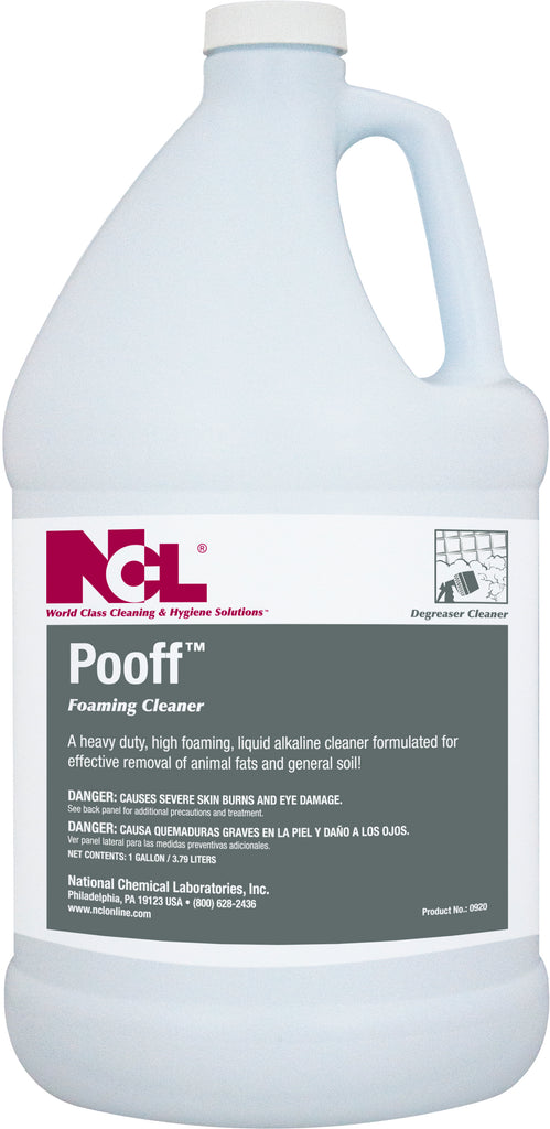 POOFF™ Foaming Cleaner | Degreaser | 1 Gallon Container