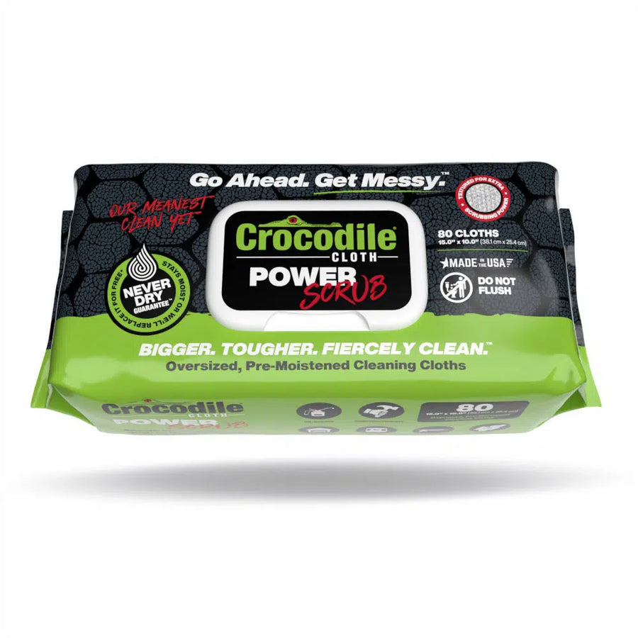 Crocodile Cloth® – Oversized Wipes for Oversized Messes