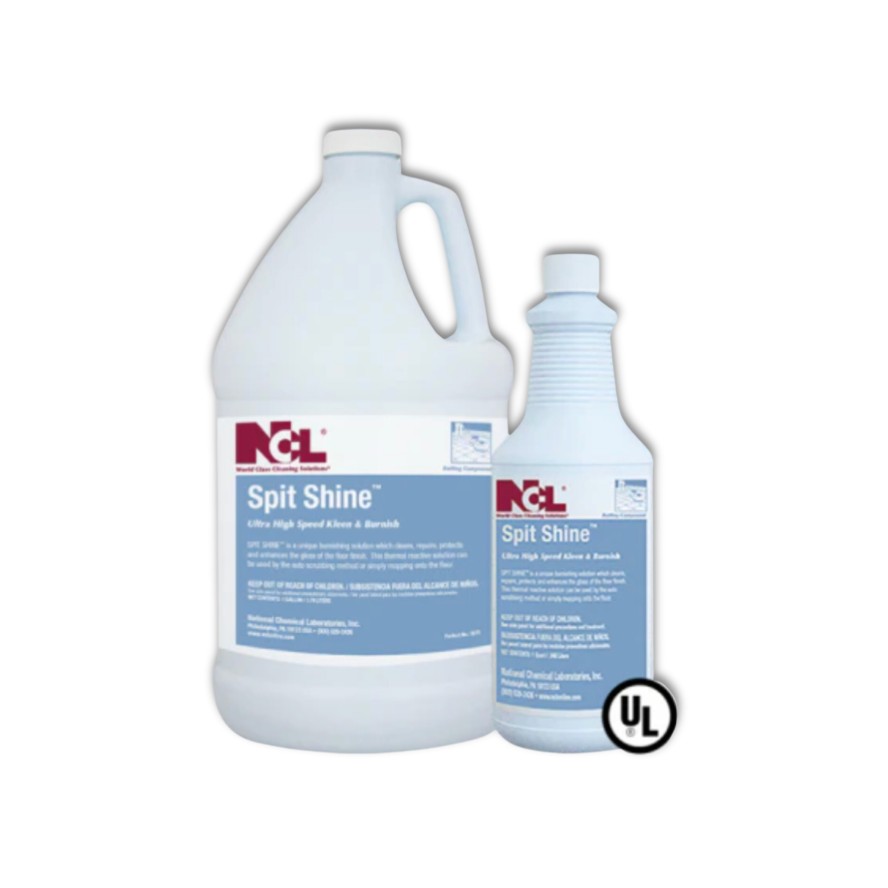 NCL Spit Shine Ultra High Speed Kleen & Burnish | 1 Gallon Bottles / 4 Bottles per Case