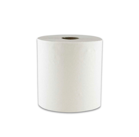 Marcal® Embossed White Roll Towels | 100% Recycled | 12 Rolls/Case | 600ft./Roll