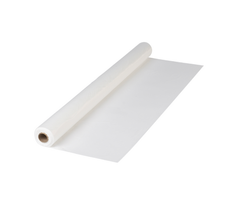 Hoffmaster 40” x 300’ White Plastic Table Roll | 1 Roll per Case