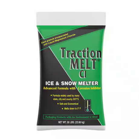 Traction Melt CI Ice Melt – 50 lb Bag