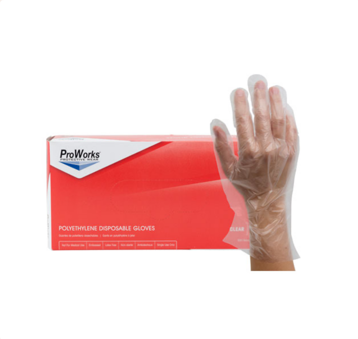 ProWorks® Food Grade Polyethylene Gloves | 500/Box