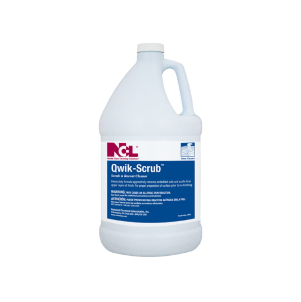QWIK-SCRUB™ Heavy-Duty Scrub & Recoat Cleaning Concentrate