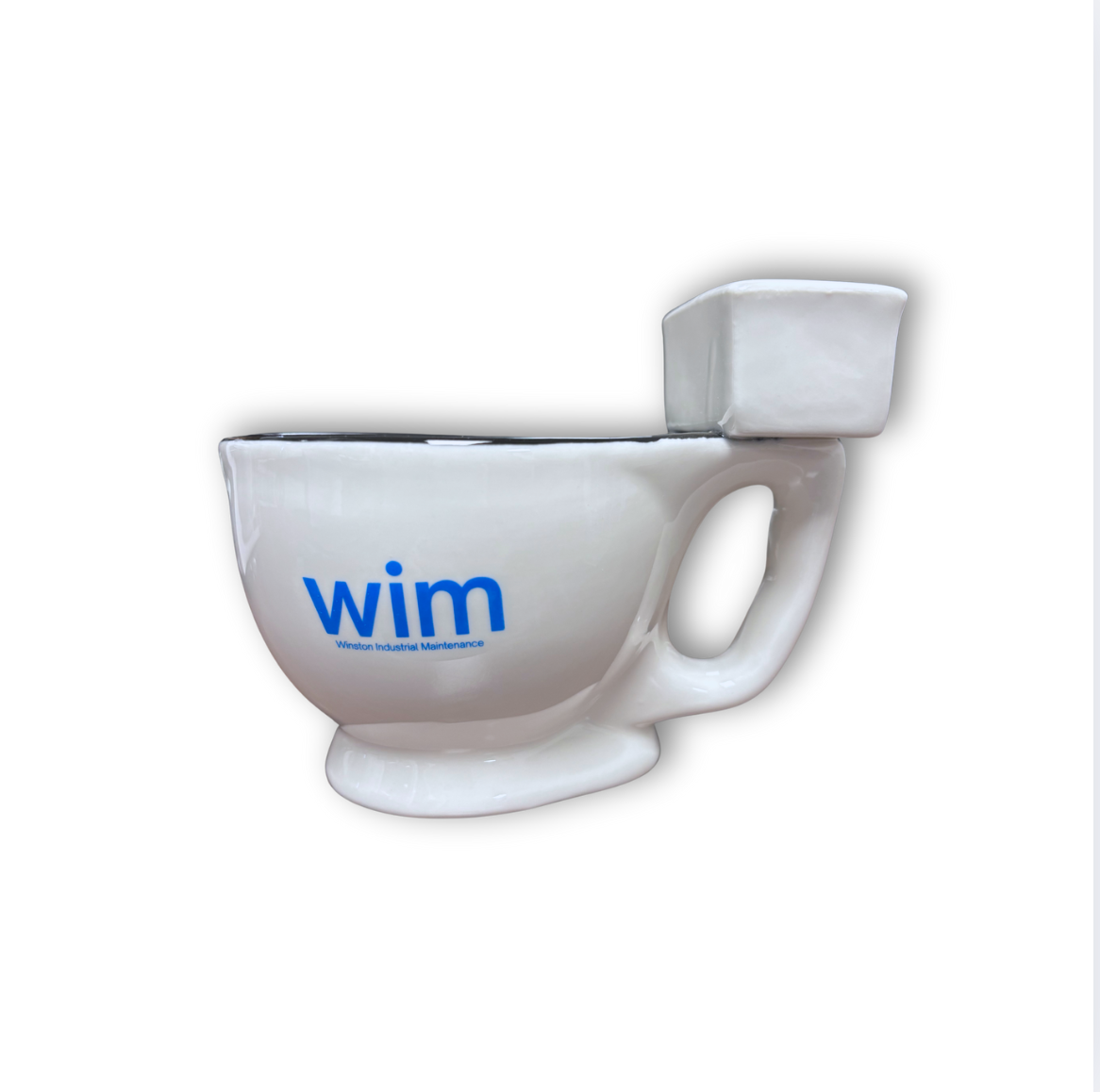 wim Toilet Shaped Ceramic Mug 12 oz