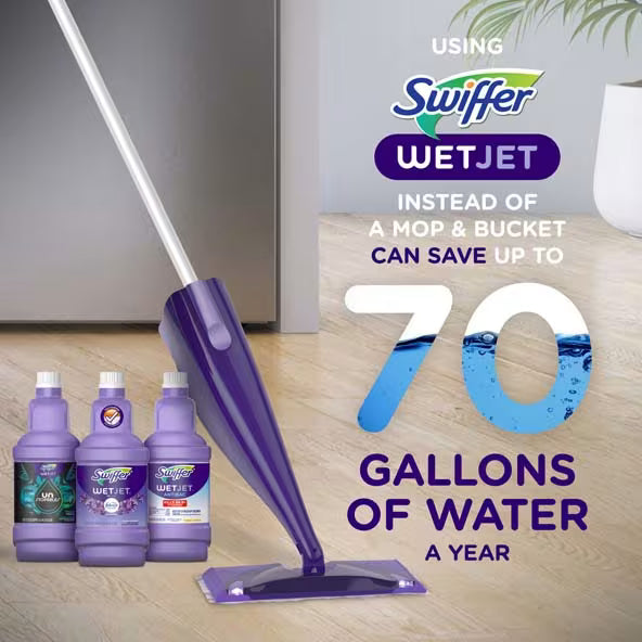 Swiffer® WetJet™ Multi-Surface Cleaner Solution Refill | Febreze Lavender