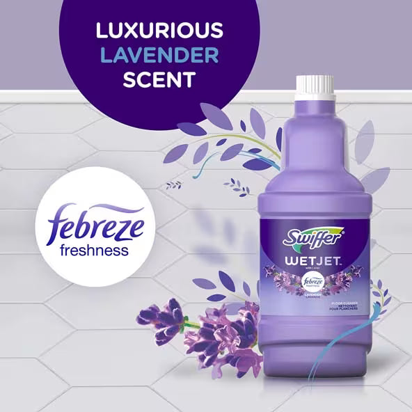 Swiffer® WetJet™ Multi-Surface Cleaner Solution Refill | Febreze Lavender