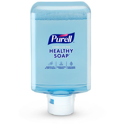 PURELL HEALTHY SOAP™ Fragrance Free Foam | CLEAN RELEASE® Technology | 1200 mL Refills – Case of 2
