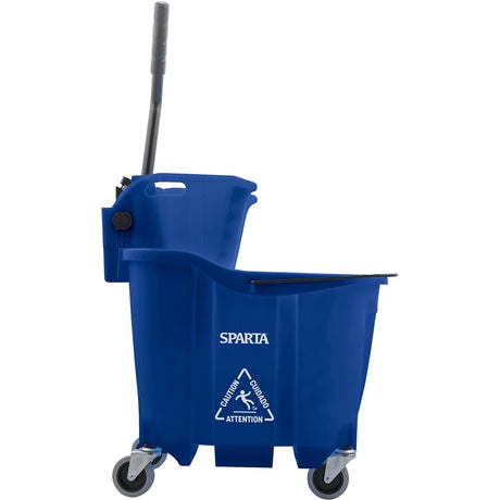 Carlisle OmniFit™ 35-Qt Mop Bucket & Side-Press Wringer Combo | Blue