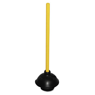 Impact® Professional Plunger, Black/Wood Handle