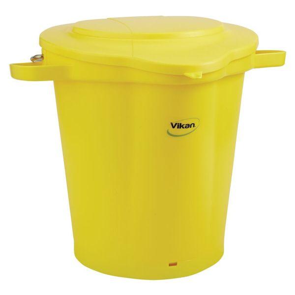 3-Gallon Polypropylene Pail with Drip-Free Spout and Stainless Steel Handle