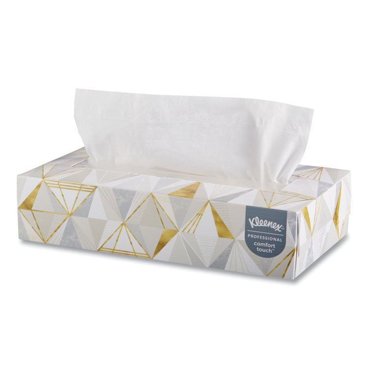 Kleenex Facial Tissue, 2-Ply, White, Pop-Up Box, 125 Sheets/Box, 48 Boxes/Carton
