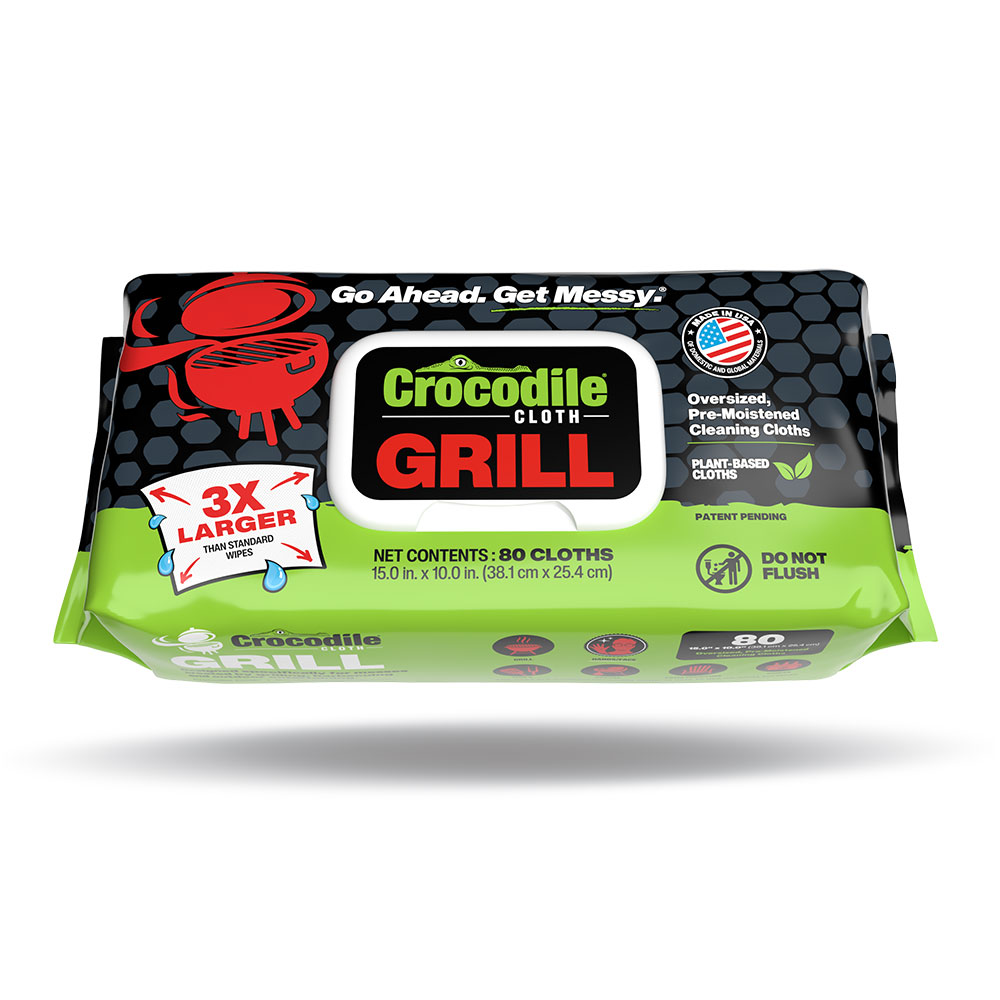 Crocodile Cloth® – Oversized Wipes for Oversized Messes
