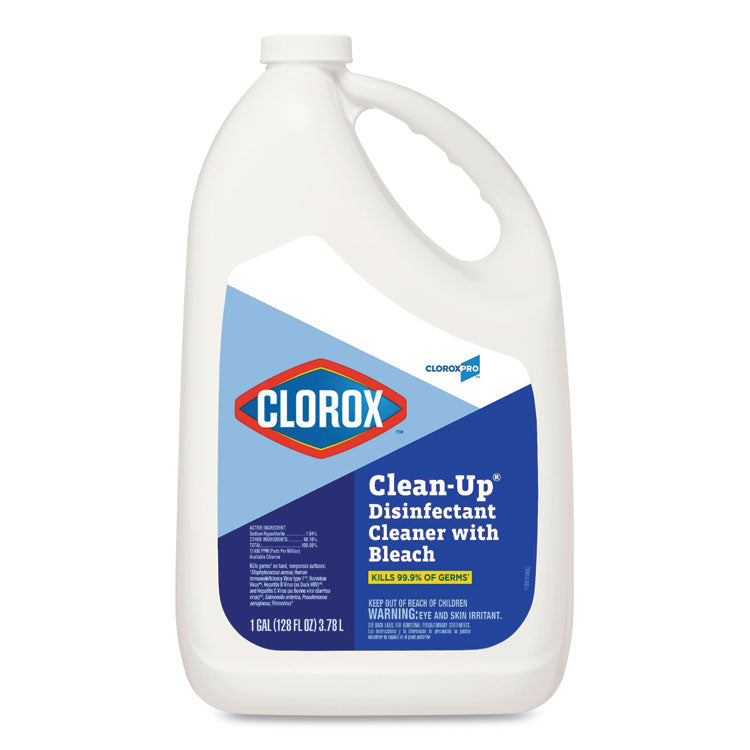 Clorox Clean-up Disinfectant, 128oz Refill Bottles, 4 per Carton