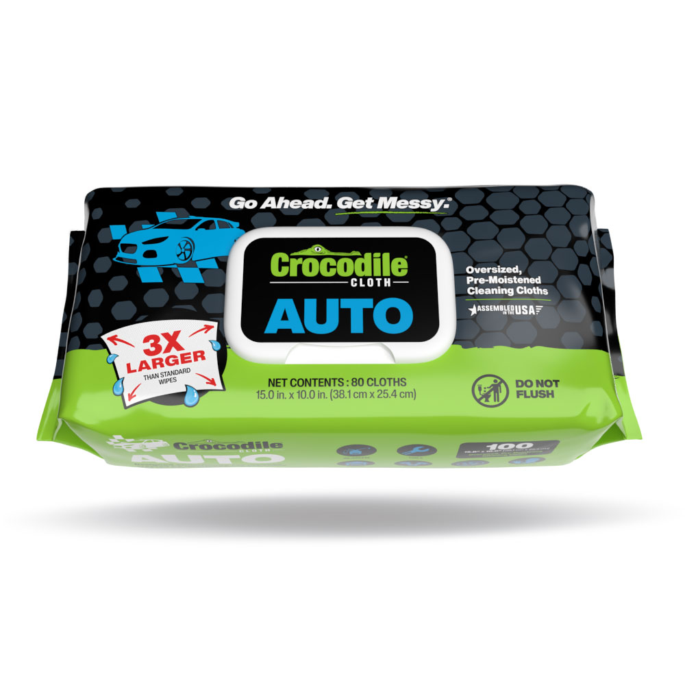 Crocodile Cloth® – Oversized Wipes for Oversized Messes