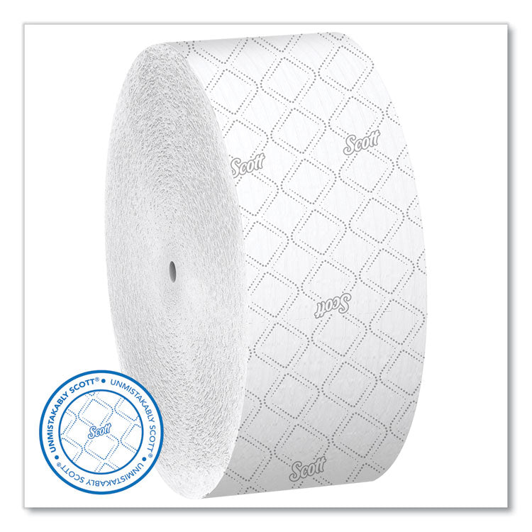 Scott Coreless Jumbo Jr. 2-Ply Toilet Paper by Kimberly-Clark Professional: High-Capacity, Eco-Friendly, Superior Softness - 12 Rolls (Mfr Part #: 07006)