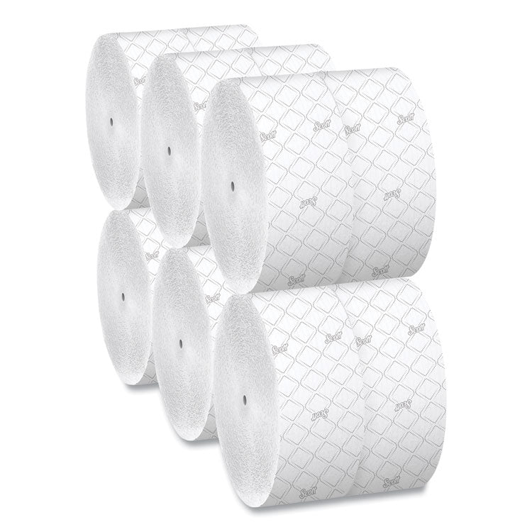 Scott Coreless Jumbo Jr. 2-Ply Toilet Paper by Kimberly-Clark Professional: High-Capacity, Eco-Friendly, Superior Softness - 12 Rolls (Mfr Part #: 07006)