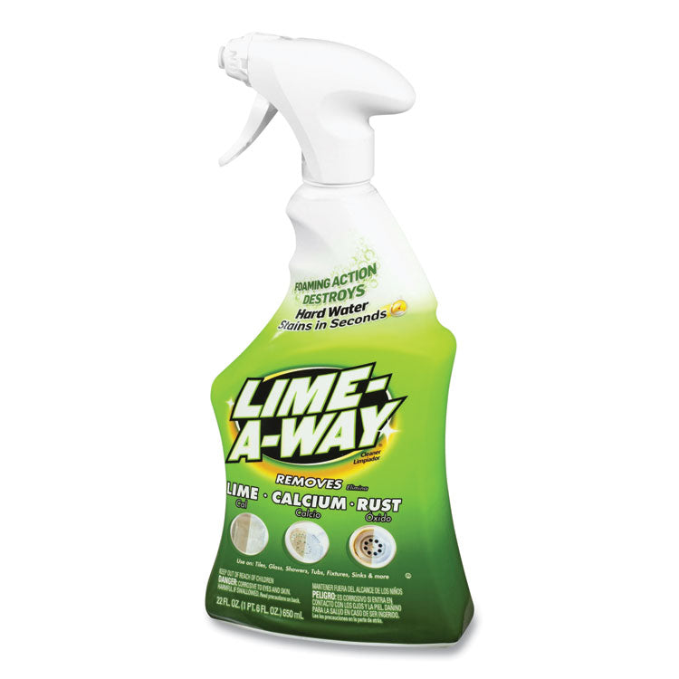 Lime-A-Way Calcium, Lime, and Rust Remover Spray, 22 oz Trigger Spray Bottle
