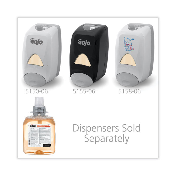 GOJO® Luxury Foaming Antibacterial Hand Soap | Fresh Fruit Scented | 1250 mL Pump | 4 Refills per Carton